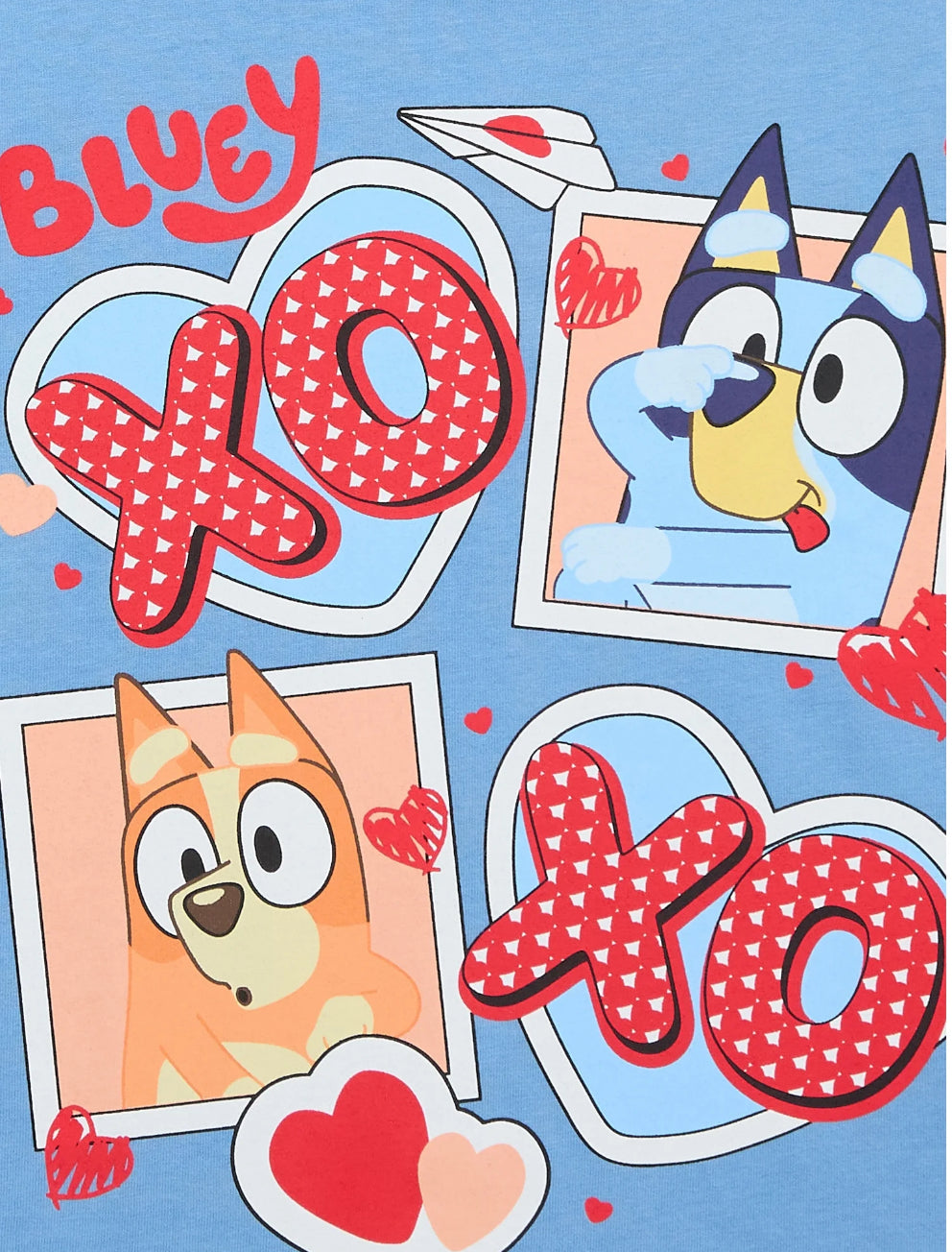 Camiseta Bluey  Azul xoxo