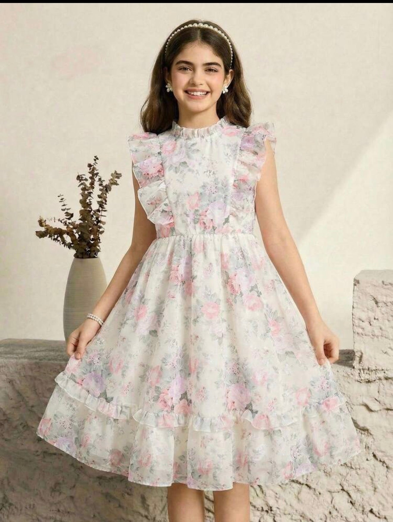VESTIDO FLOREADO CLASICO