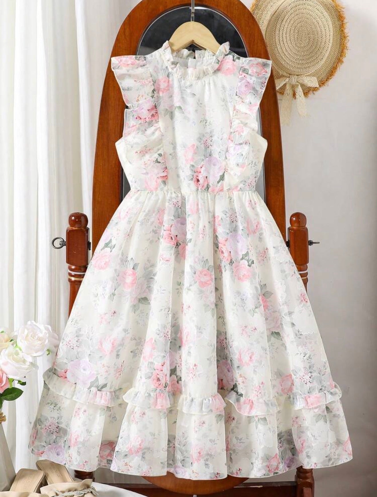 VESTIDO FLOREADO CLASICO