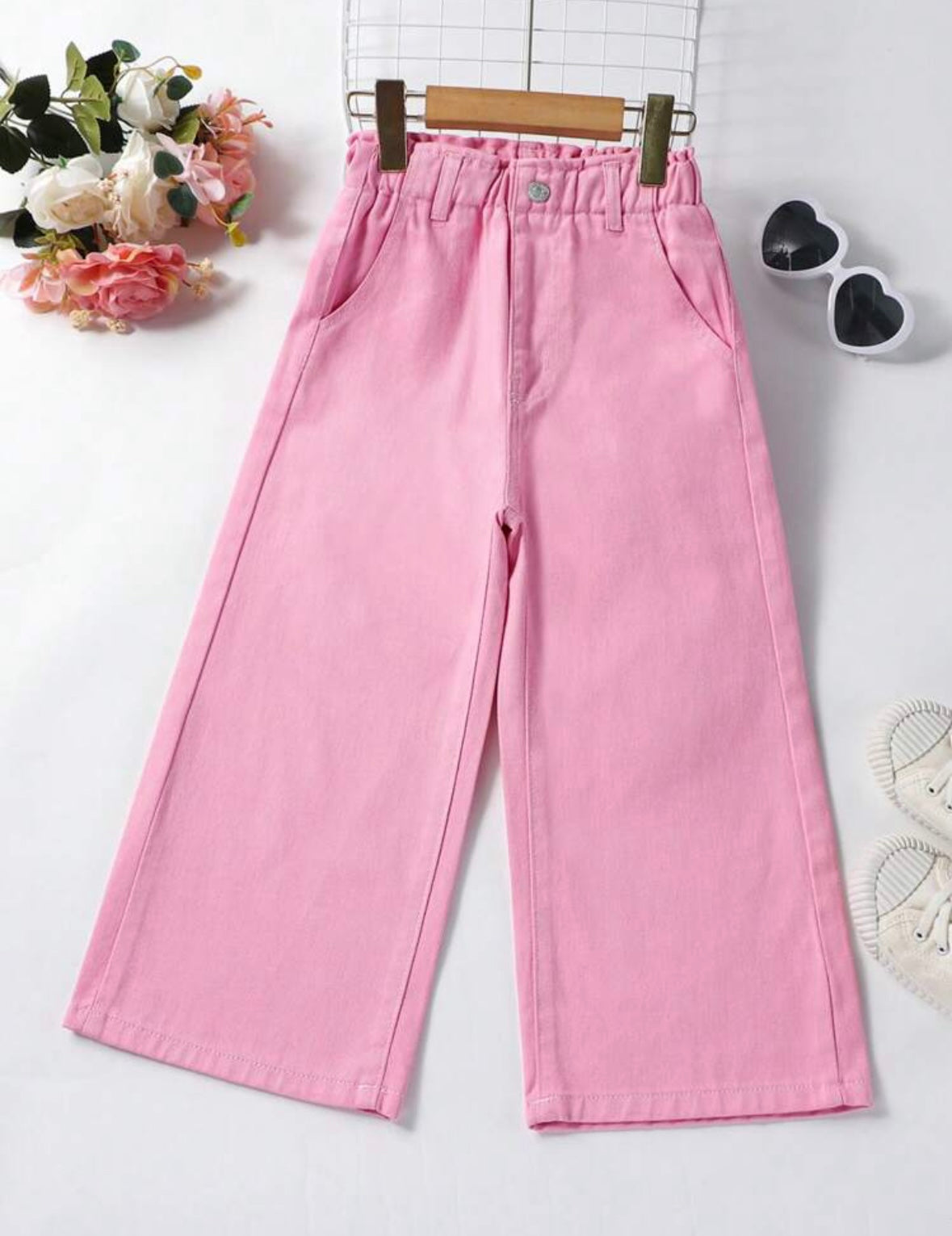 Pantalón Ancho Rosa