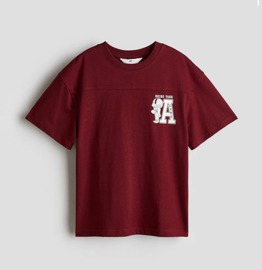 Camiseta Rojo Vino Bring Youp