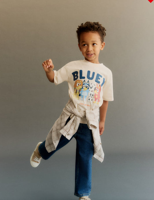CAMISETA BLUEY Y AMIGOS