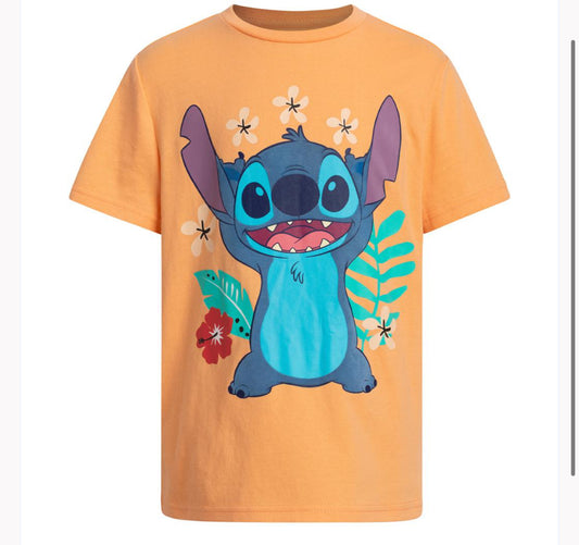 Camiseta Stitch NARANJA