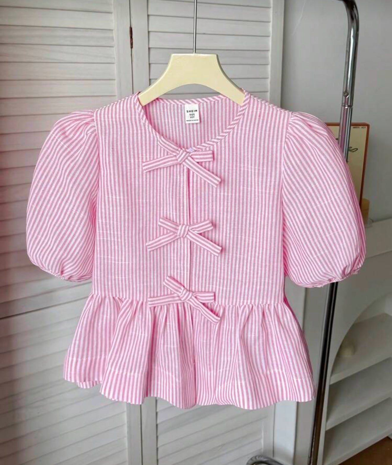 Blusa chongos rosada