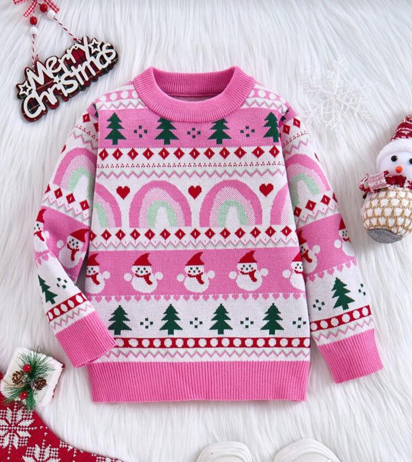 SUETER ROSADO ARCOIRIS