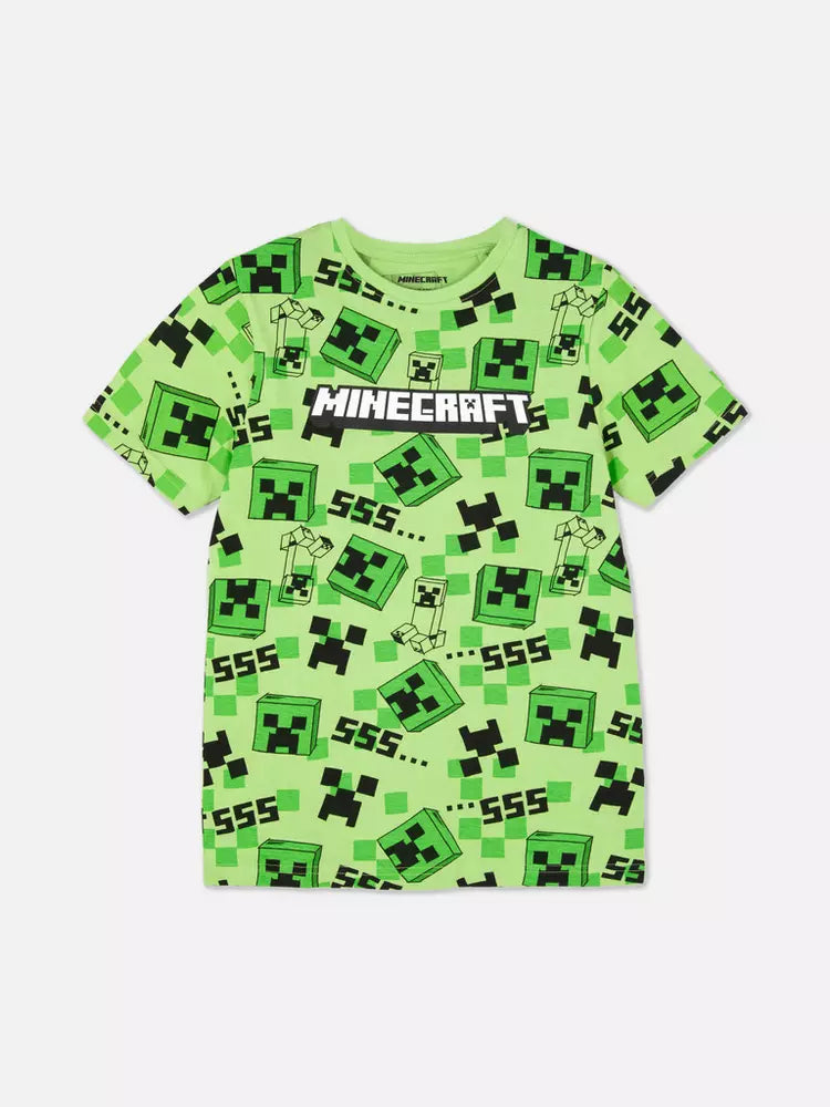 Camiseta Verde Minecraft