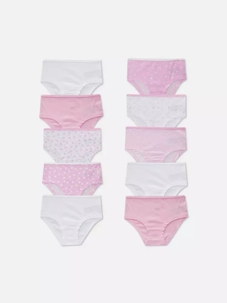 Paquete de 10 Panties Corazones