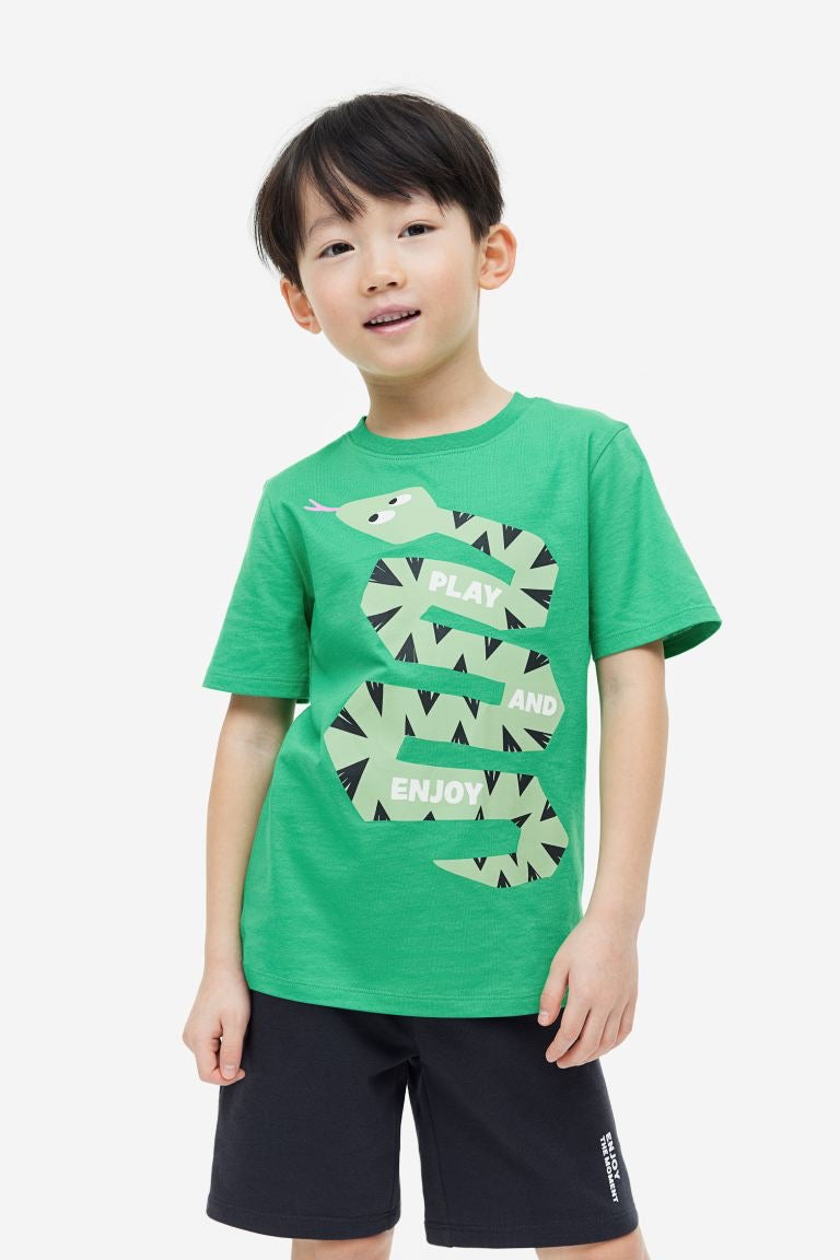 Camiseta Serpiente Verde