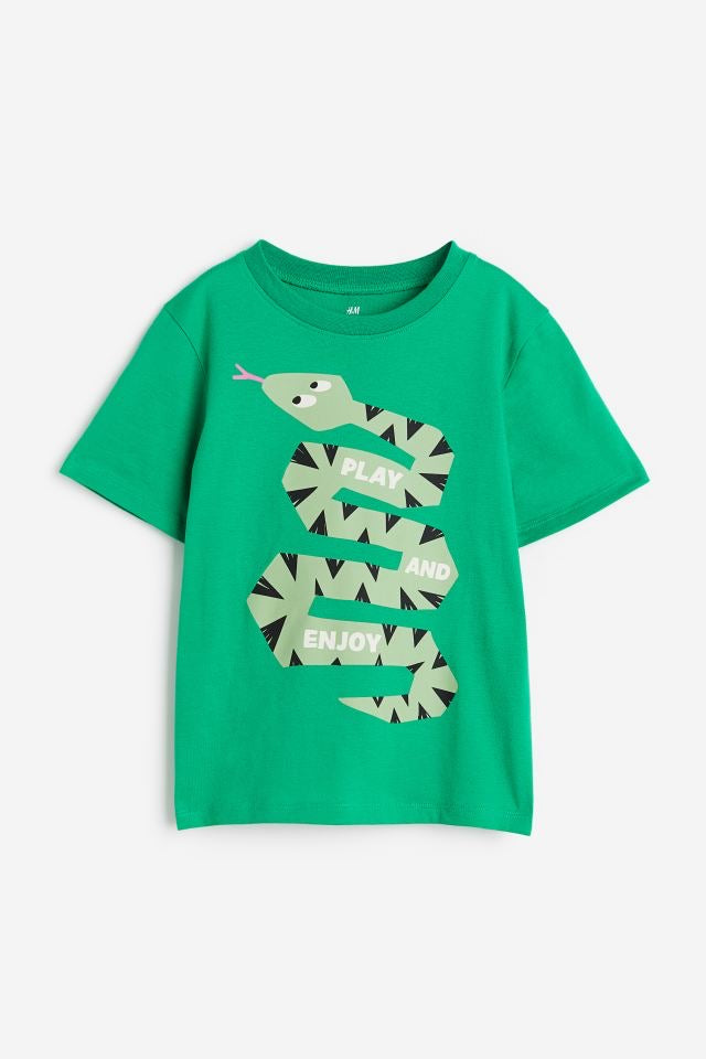 Camiseta Serpiente Verde