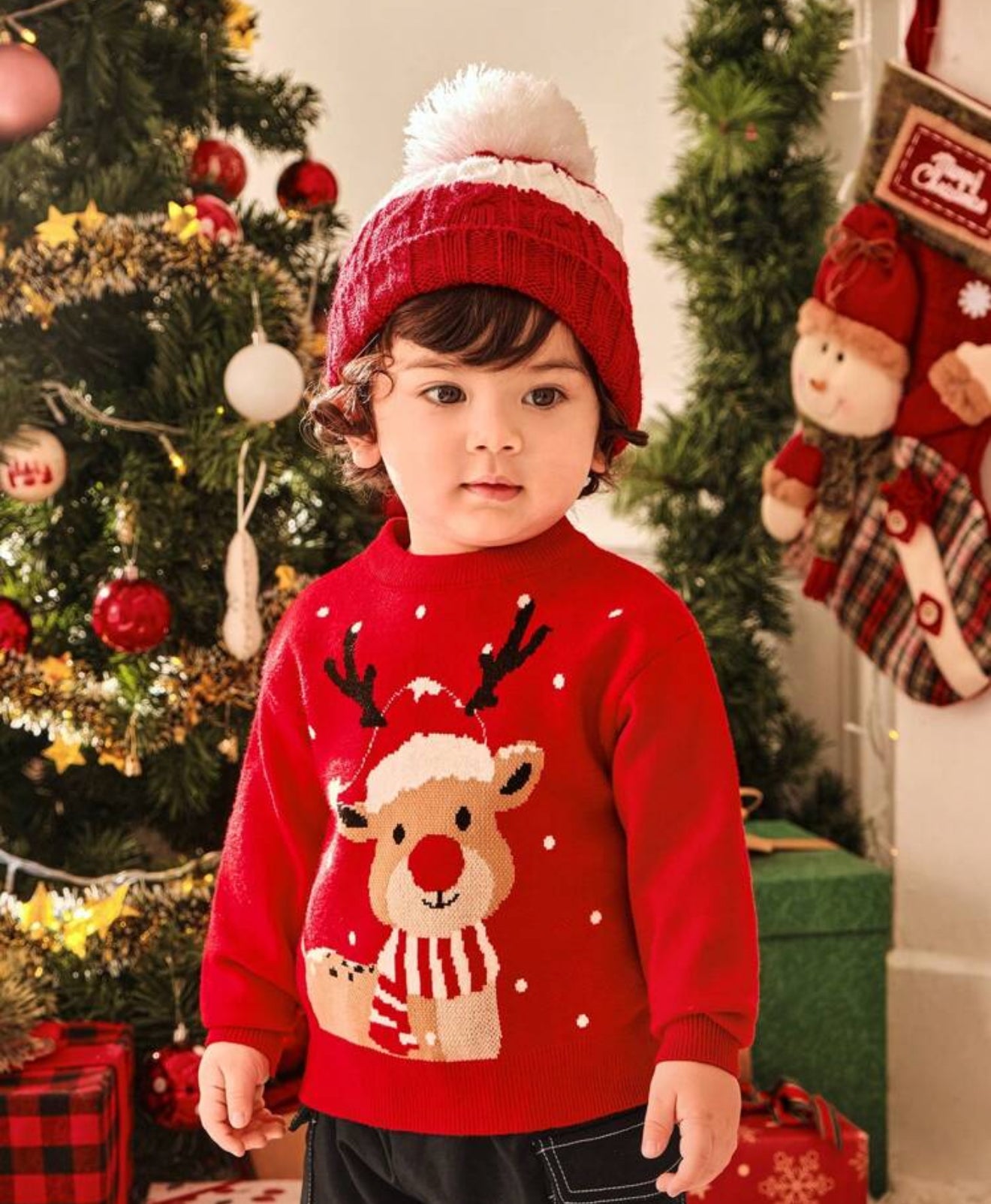 SUETER NAVIDAD BEBE RENO