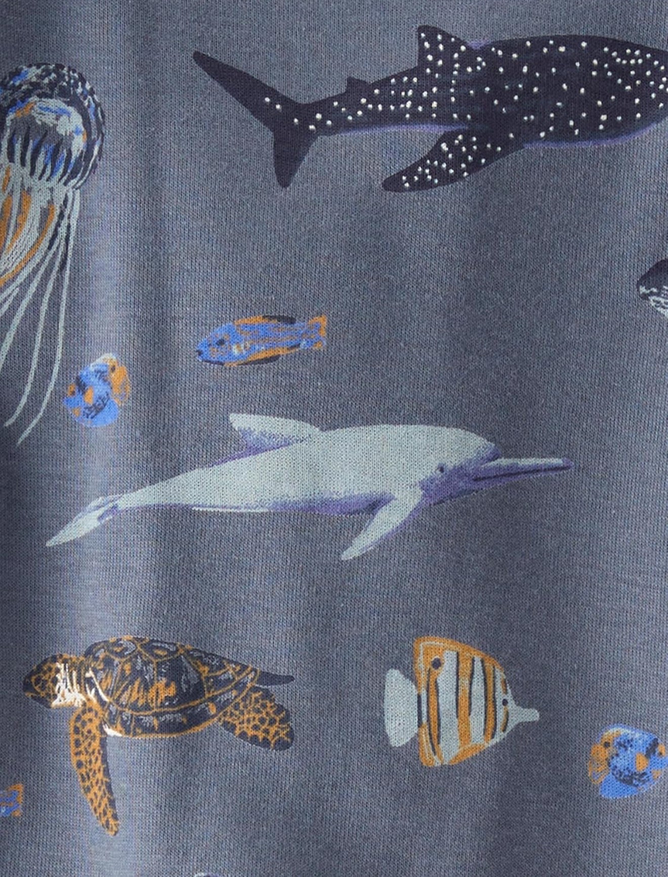 Pijama BABY PLANET ALGODON ORGANICO BALLENAS