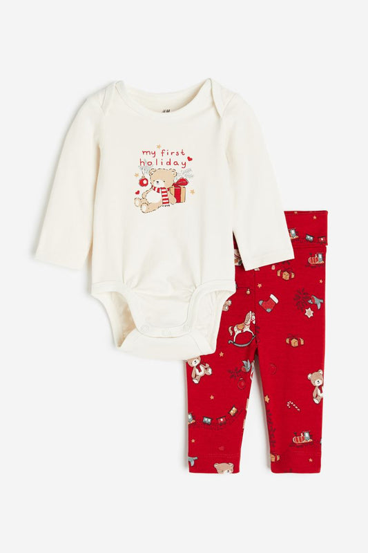 Conjunto Navideño de Bebé MY FIRST HOLYDAY