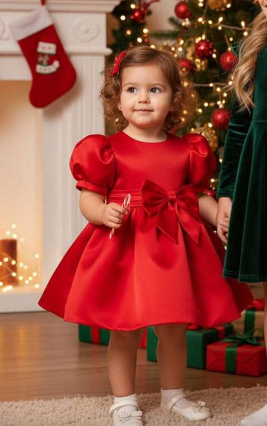 Vestido satin bebe