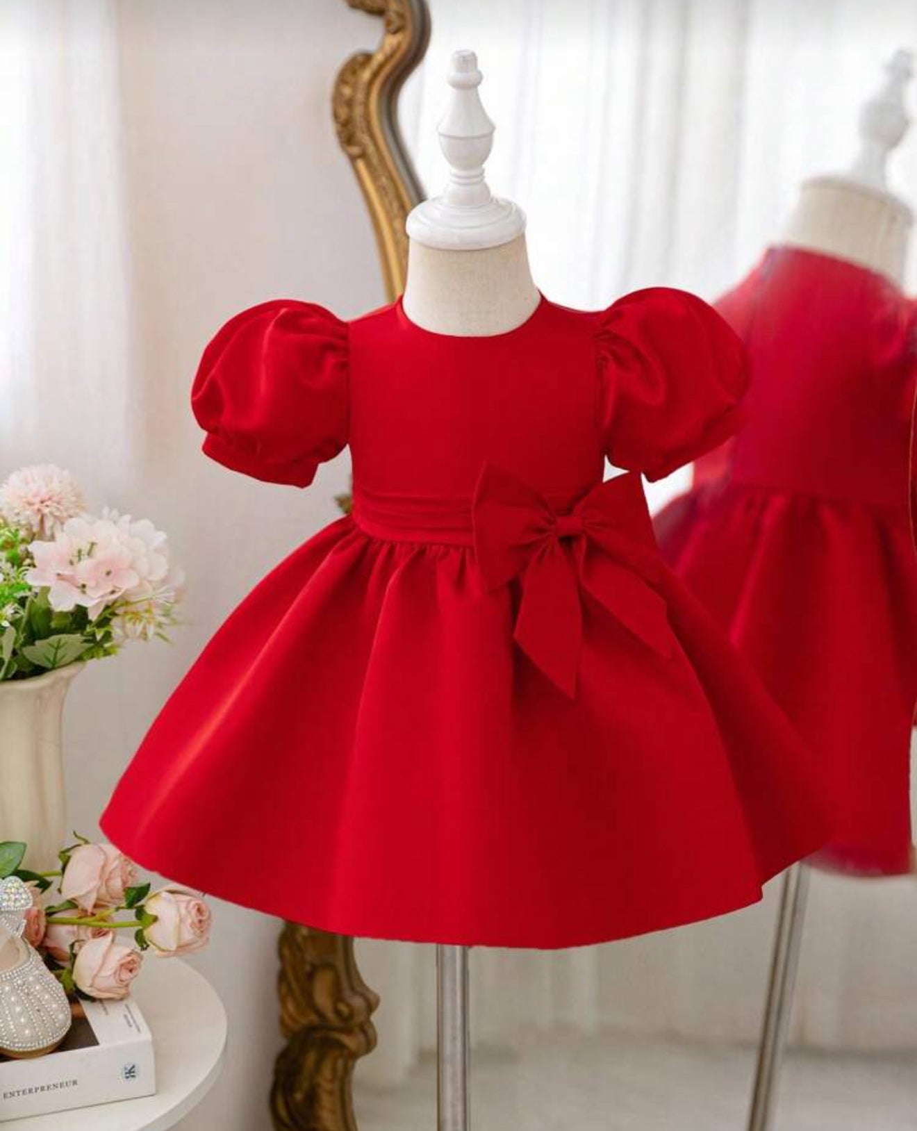 Vestido satin bebe