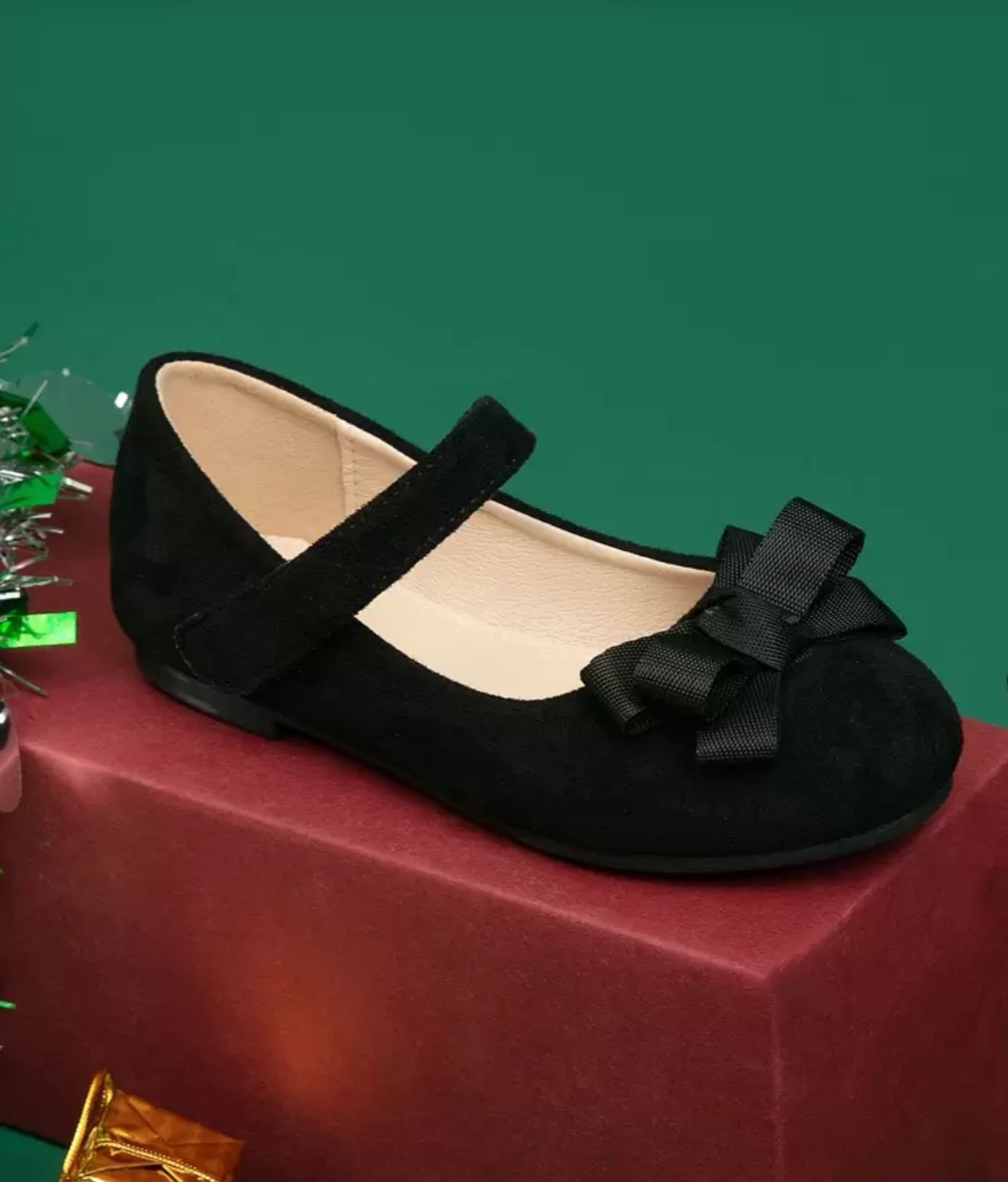 Flats negras Gamuza
