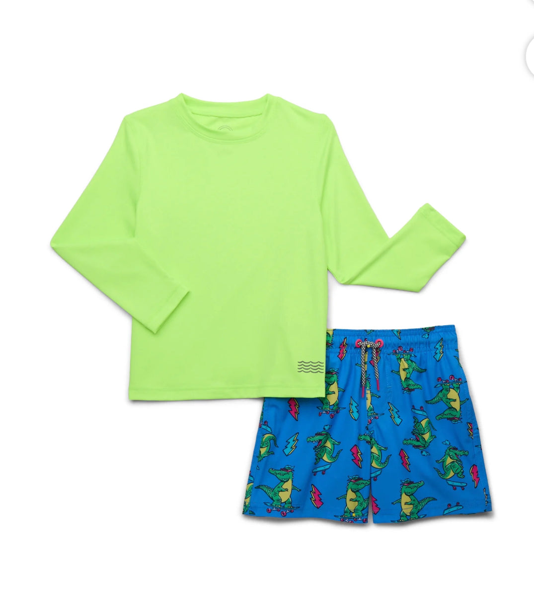 Traje de Baño niño cocodrilos