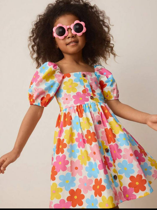 Vestido flores de colores
