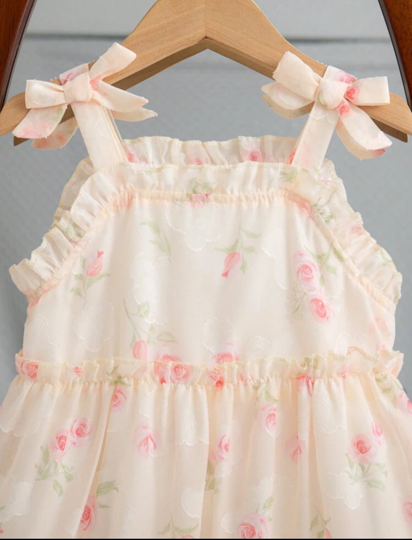 Vestido tul flores