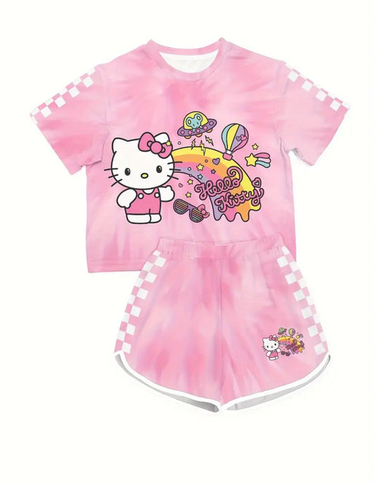 Conjunto Sanrio Hello Kitty Rosado