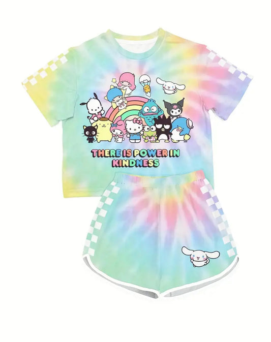 Conjunto Sanrio tie dye