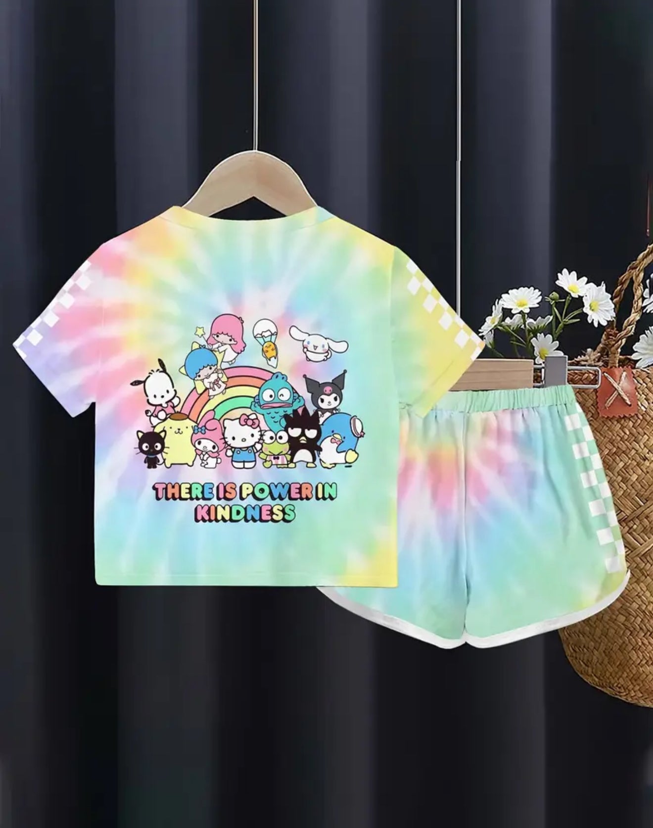 Conjunto Sanrio tie dye