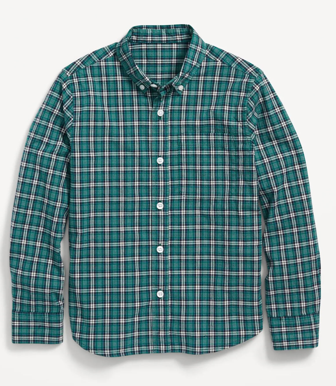 CAMISA CUADRICULADA VERDE Y BLANCO