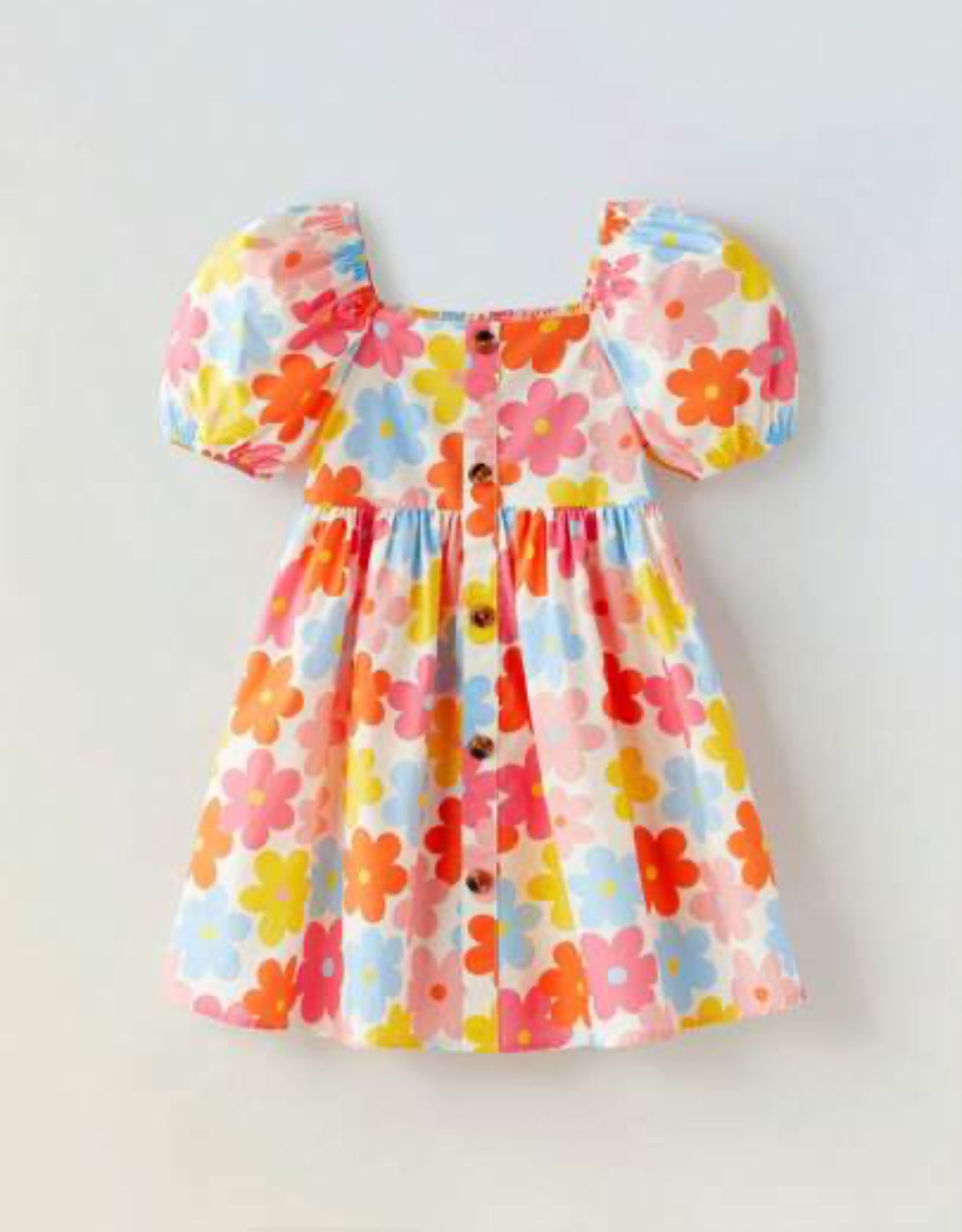 Vestido flores  colores