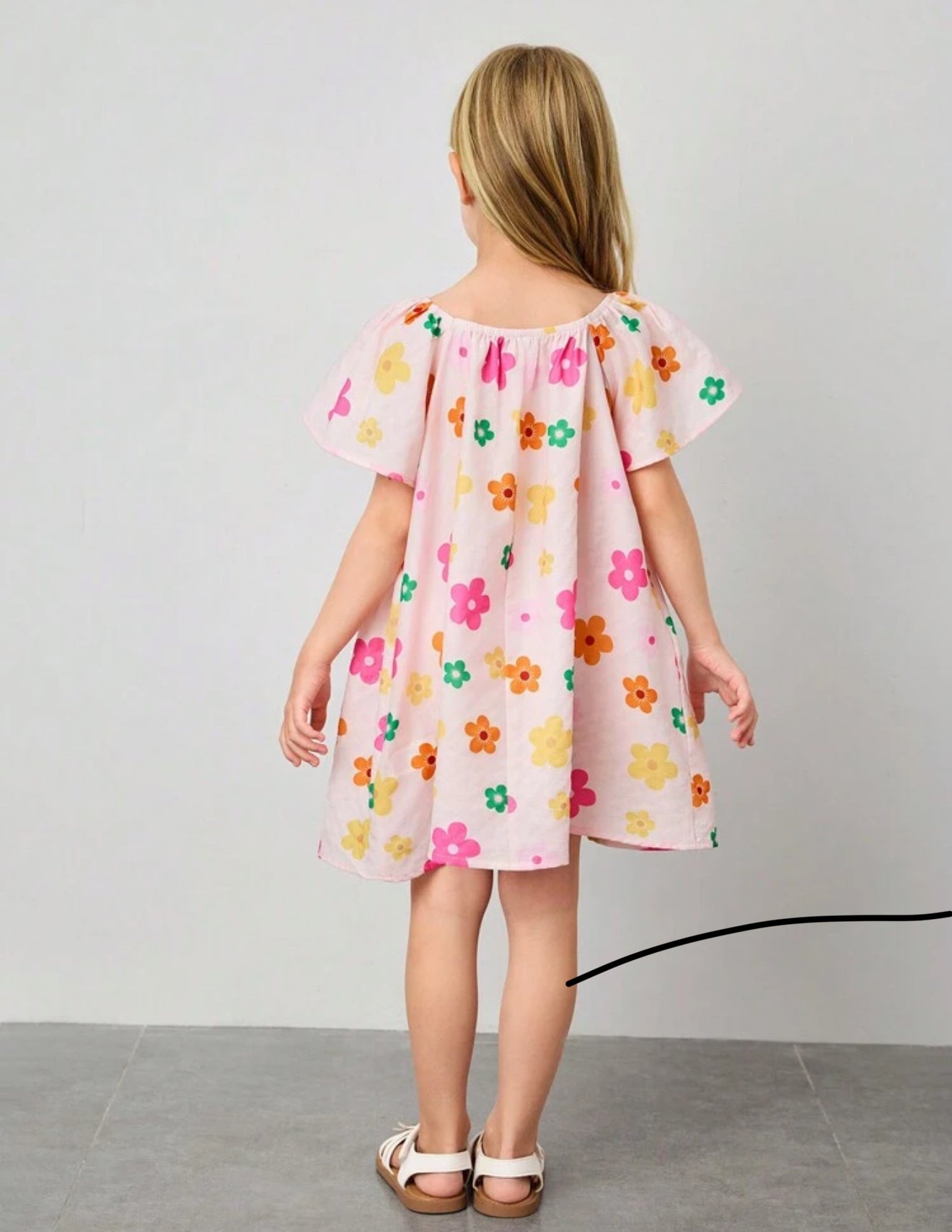 Vestido flores multicolor