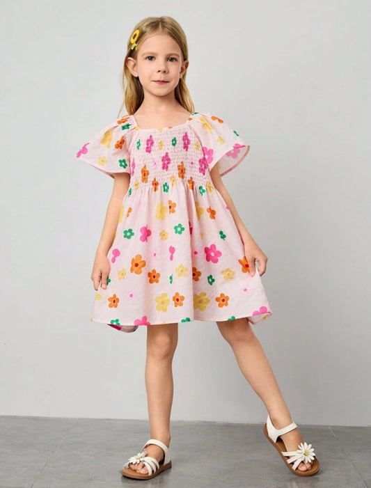 Vestido flores multicolor