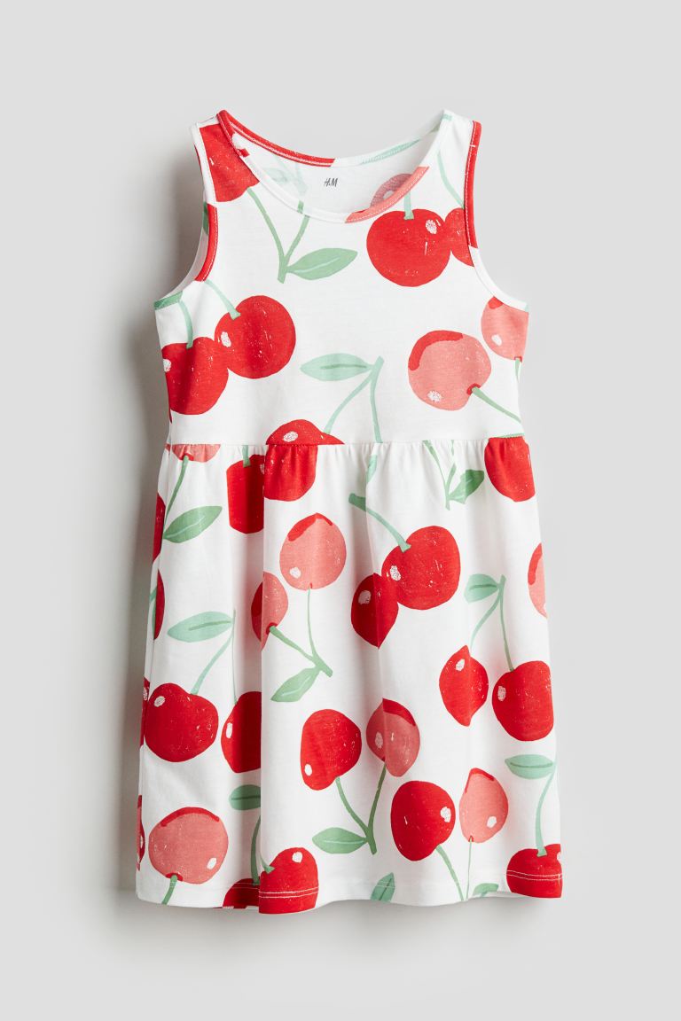 Vestido Estampado de Cerezas