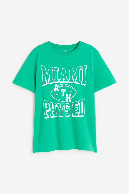 Camiseta Verde Miami