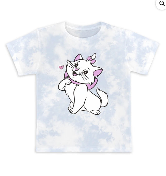 Camiseta Gatita Marie celeste