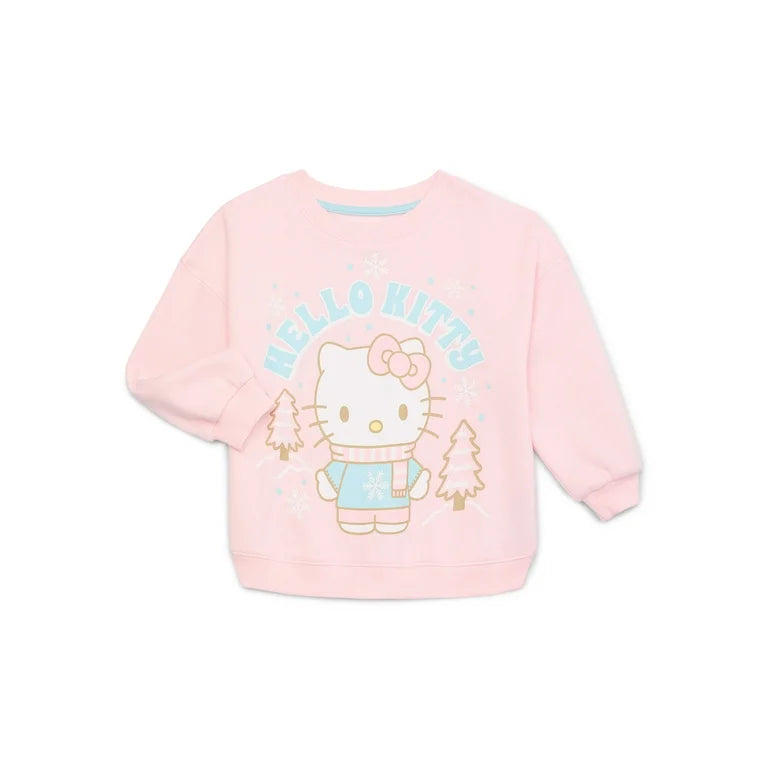 SWEATER HELLO KITTY ROSADO NAVIDAD