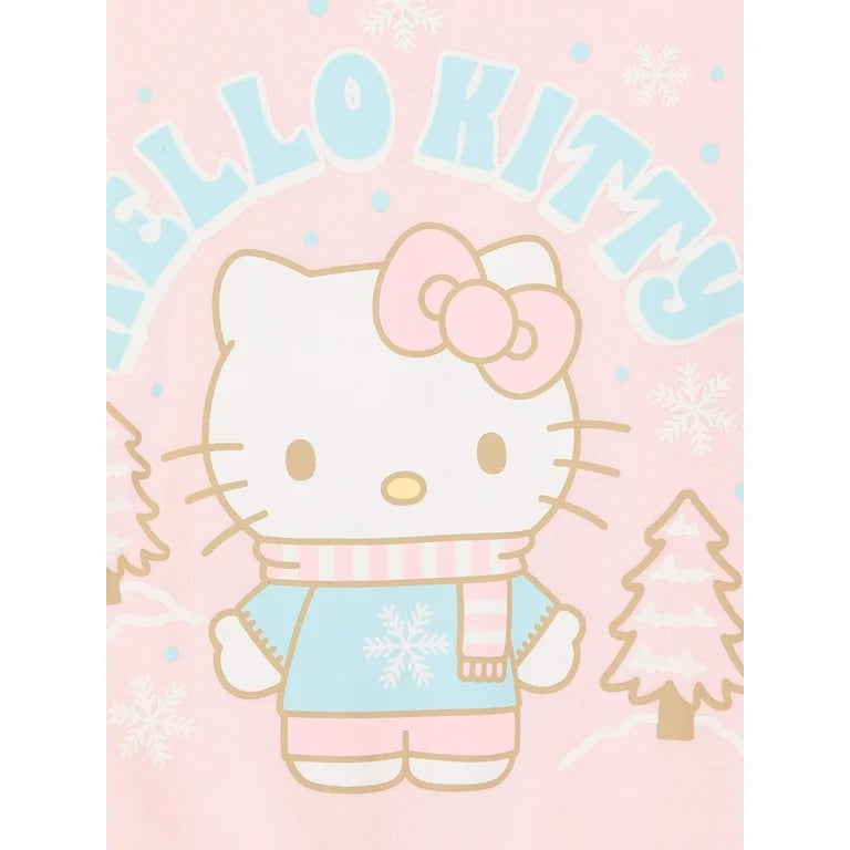 SWEATER HELLO KITTY ROSADO NAVIDAD