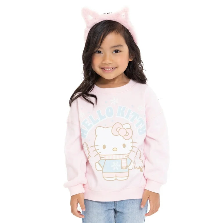 SWEATER HELLO KITTY ROSADO NAVIDAD