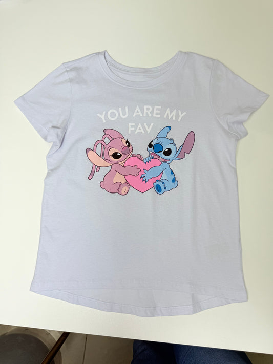 Camiseta Stitch y Angel
