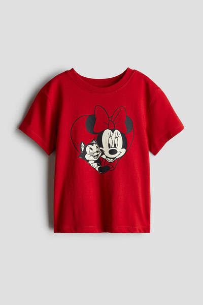 Camiseta Minnie roja corazon