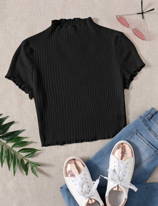 Camiseta Manga Corta Negra