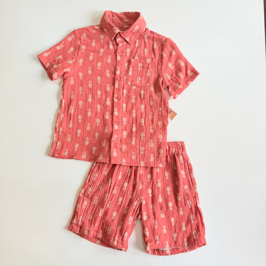 Conjunto algodon piña