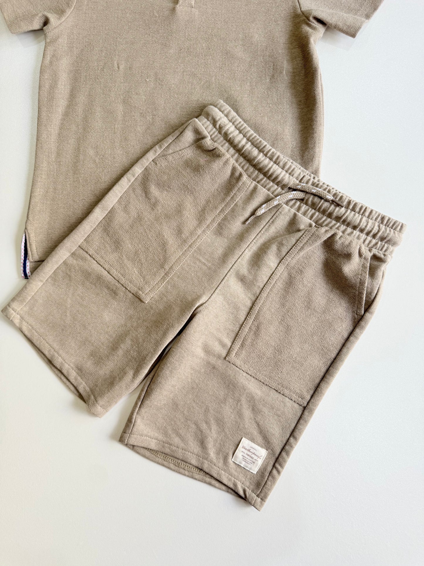 Conjunto 2 piezas Beige niño