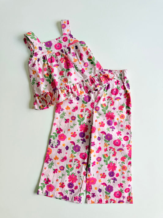conjunto flores pantalon