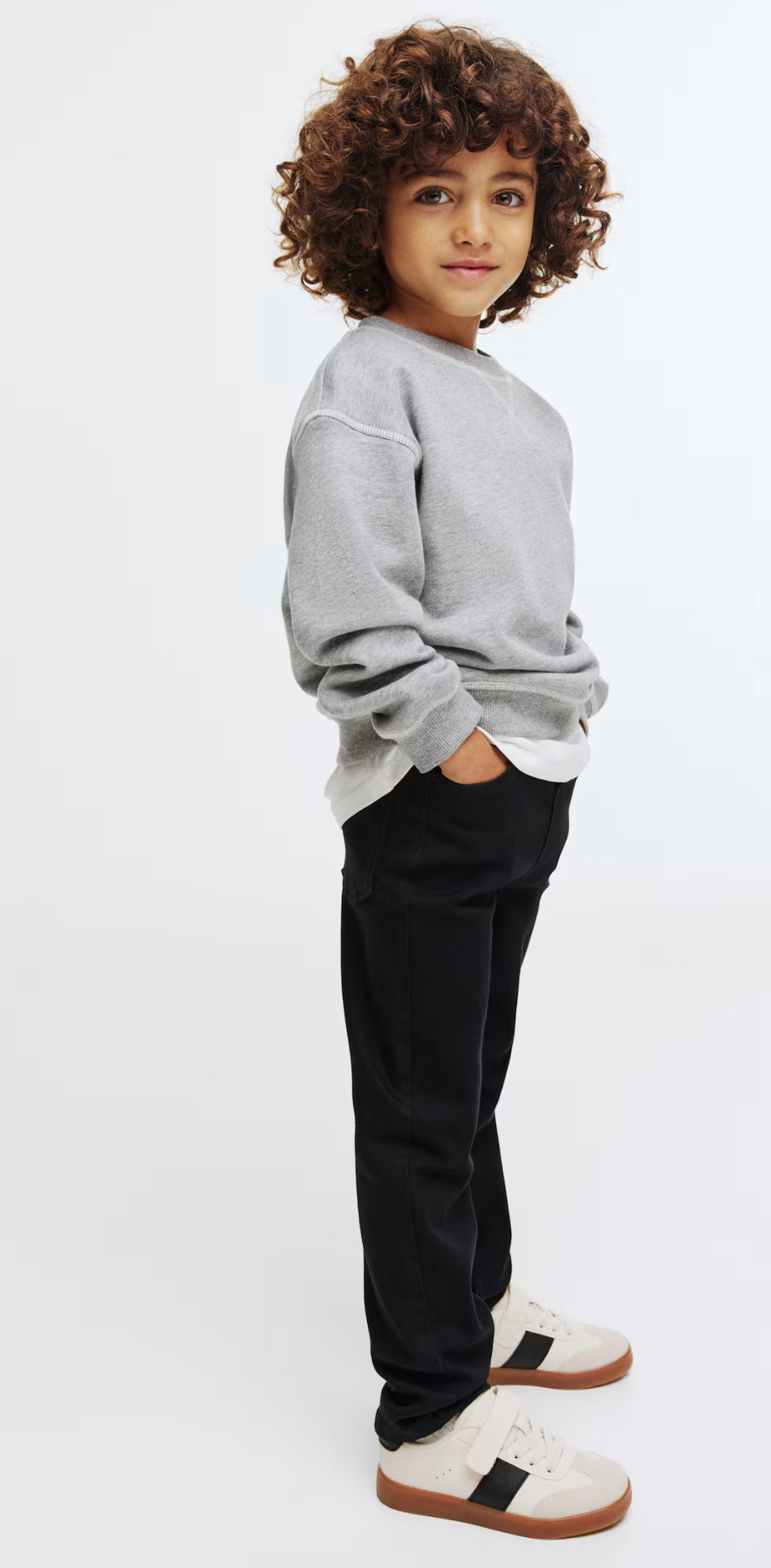 Slim Fit Jeans H&M Negros #2