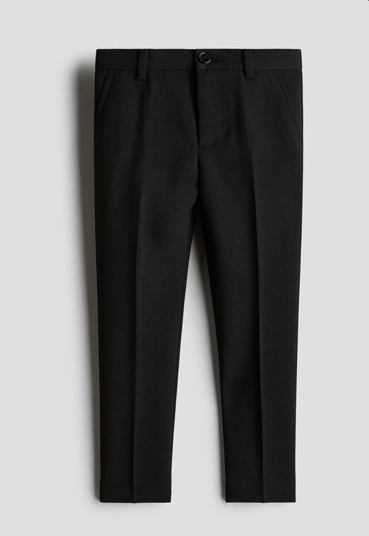 PANTALON DE TELA NEGRO HM #8