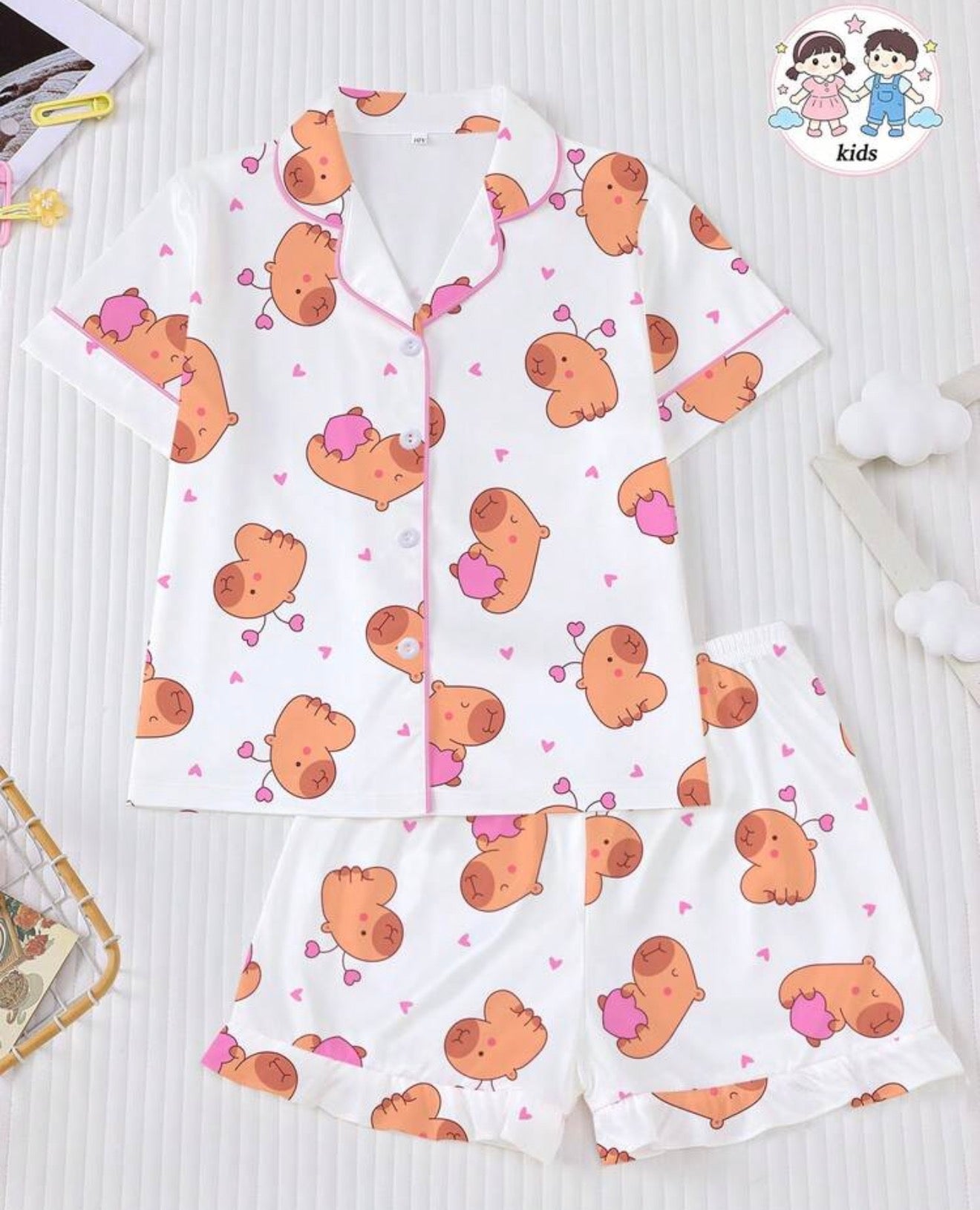 PIJAMA CAPIBARA SHORT