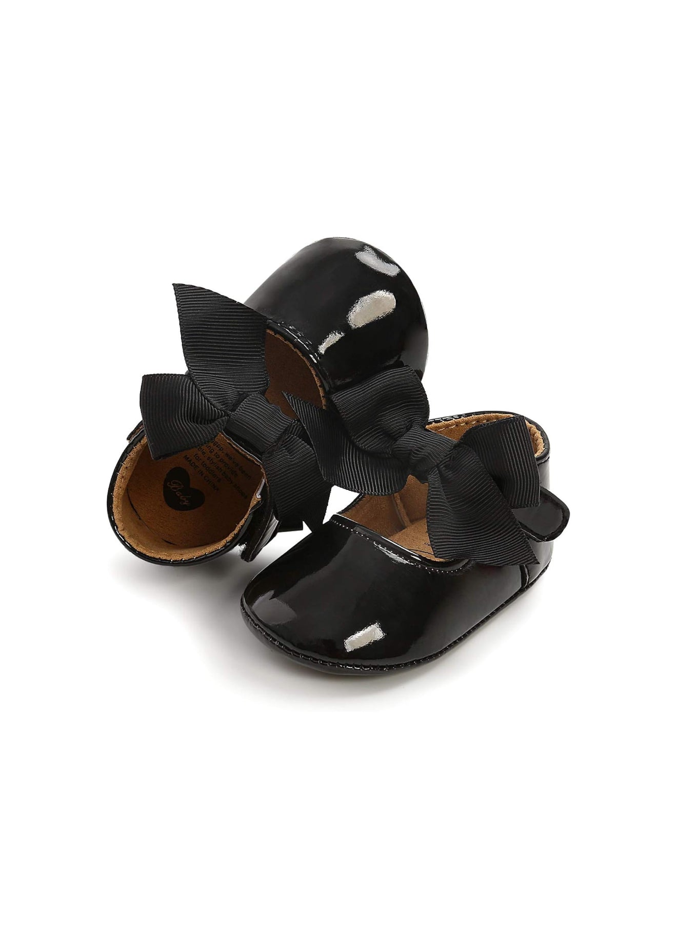 Flats negras Charol Bebe