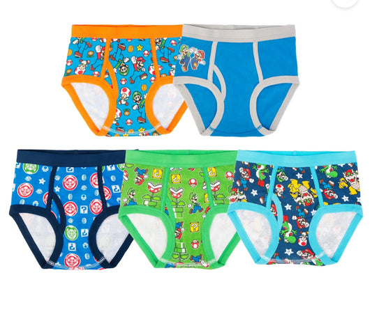 Paquete de 5 Calzoncillos MARIO