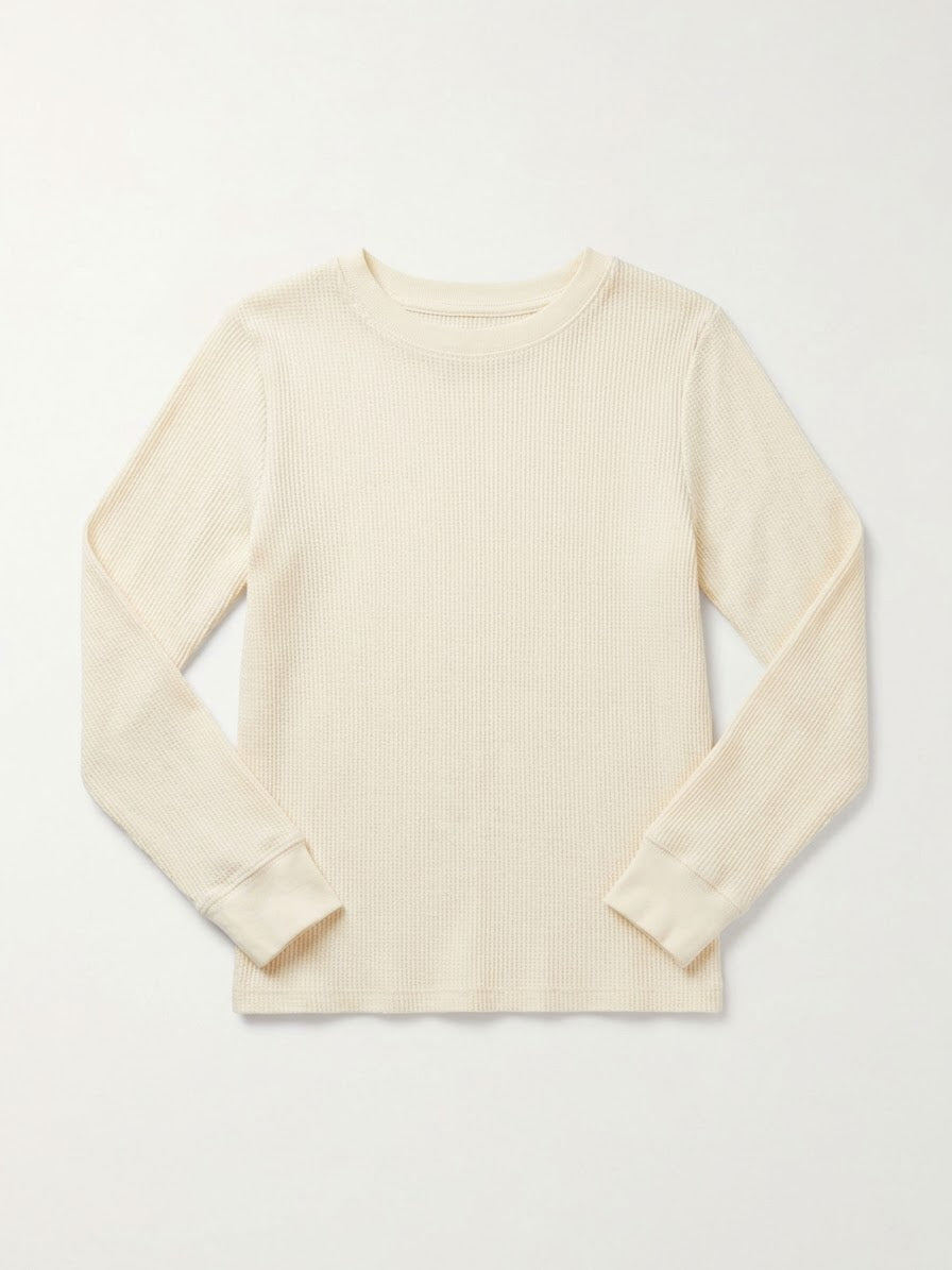 CAMISETA MANGA LARGA BEIGE