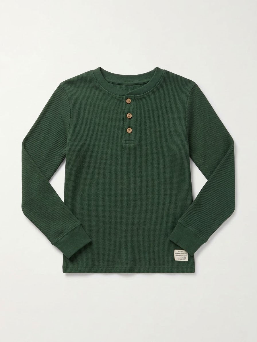 CAMISETA MANGA LARGA VERDE ESMERALDA