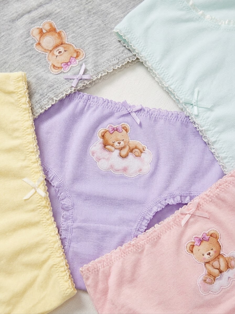 PAQUETE DE 5 PANTIES OSITO