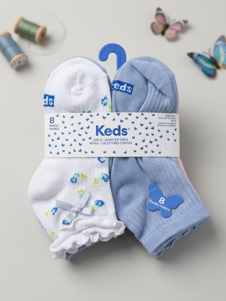 PAQUETE DE 8 PARES DE CALCETINES ‘KEDS’